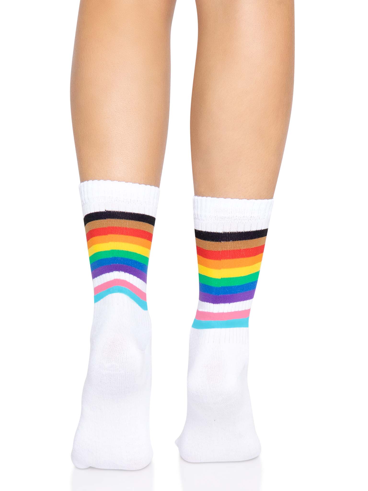 Calcetas Deportivas Arcoíris Leg Avenue — Multicolor (Talla Única) - Image 3